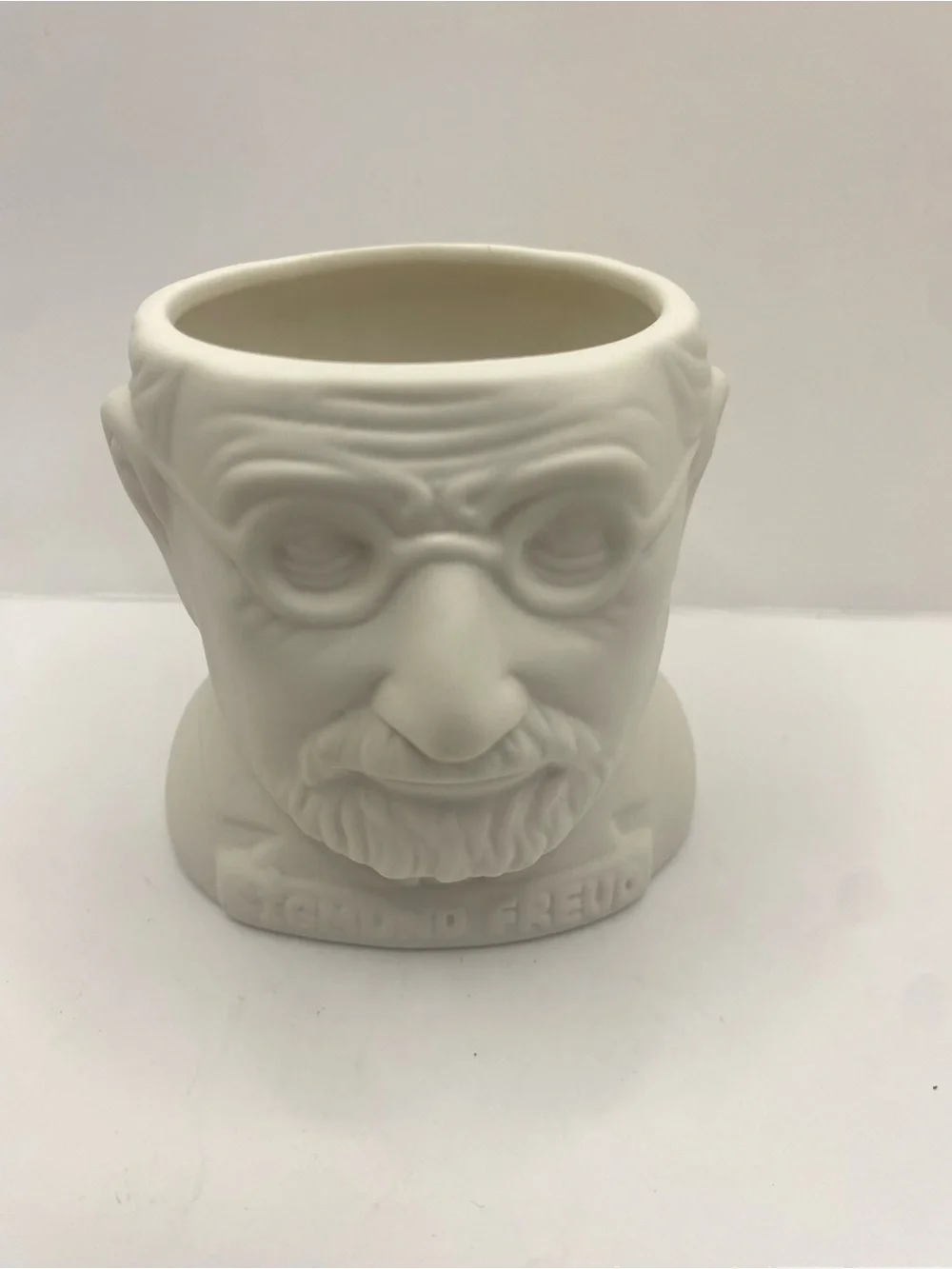 The Unemployed Philosophers Guild Sigmund Freud Bust Ceramic Planter